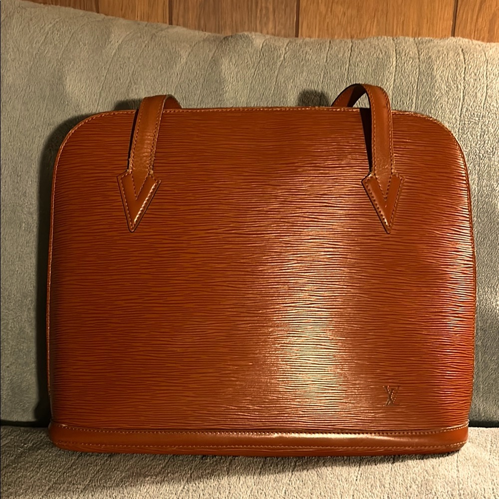 Louis Vuitton Brown Epi Lussac Shoulder Bag